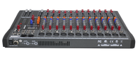 Console de mixage audio 8 canaux avec console de mixage audio USB, console de mixage audio avec effets numériques