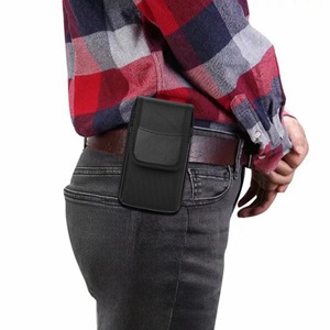 2 Double <strong>Cell</strong> <strong>Phone</strong> Vertical Belt Holster Anti-Theft <strong>Phone</strong> Waist Nylon <strong>Bags</strong> Men <strong>Phone</strong> Waist <strong>Bag</strong> Pouch - Product Image 5