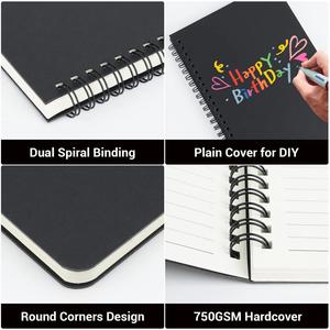 Custom Book Printing PU Leather Hardcover 100 Sheets A5 Fitness <b>Journal</b> Workout Planner - Product Image 3