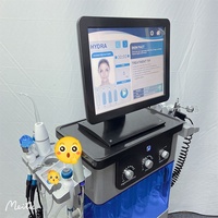 Appareil de soin du visage Hydra Oxygen Jet Peel 14 en 1, microdermabrasion hydro, machine Hydrafacial, appareil de nettoyage du visage.