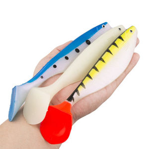 TGD Best Berserk Shad Pike Winter Big Soft Lures Super Large Soft Bait Shad Swimbait Soft <span class=keywords><strong>pour</strong></span> <span class=keywords><strong>la</strong></span> pêche en haute mer - Product Image 4