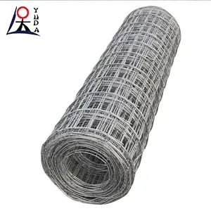Light gauge 6 gauge electro galv welded iron wire mesh price 4x4 steel weld wire mesh fencing for rabbit
