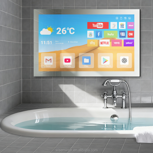 Умное Android-зеркало WiseMirror «Всё в одном» с HD-экраном, LAN и сенсорным управлением для дома, ванной комнаты и коммерческих помещений - Product Image 1