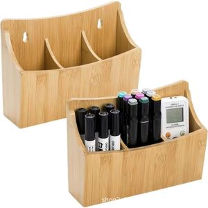 Portacuchillos de bambú, organizador de almacenamiento de escritorio de 7 piezas para cubiertos de cocina con ranuras para tenedores y cucharas - Product Image 5