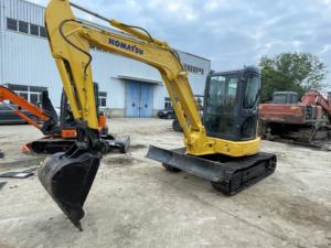 Pelle hydraulique Komatsu PC55MR d'occasion de haute qualité, composants de base de roulement moteur Isuzu, Komatsu PC55MR d'occasion à vendre - Product Image 3