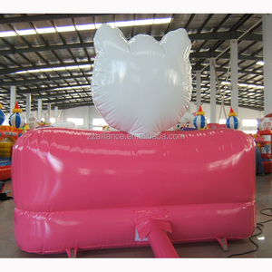 <strong>Inflatable</strong> Trampoline <strong>Bouncer</strong> <strong>Hello</strong> Cat <strong>Kitty</strong> <strong>Inflatable</strong> Pink Bouncy House Toddler Bounce House Castle for Party - Product Image 6