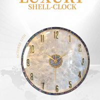 Grande Horloge Murale Numérique en Métal de Luxe pour Décoration Intérieure, Style Ancien Moderne Personnalisé avec Grand Affichage pour Salon
