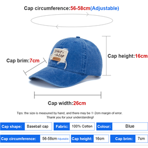 Distressed Denim Unisex Baseball <b>Cap</b> <b>Vintage</b> Washed Cotton Hat Frayed Label Adjustable Unisex Retro Streetwear Dad <b>Cap</b> Wholesale - Product Image 2