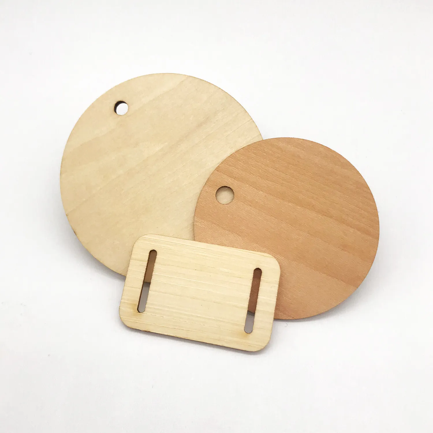 Wood NFC key tag