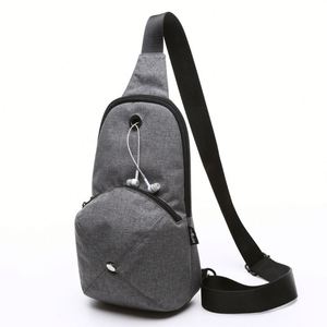 Bolso de Pecho Estilo Vintage Personalizado con Cierre de Cremallera y Protección Antirrobo, Hecho de Poliéster Resistente - Product Image 1