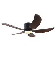 Appareil électroménager pratique de ventilateur de plafond de 52 pouces avec fonction de gradation 3 couleurs réversible pour source électrique d'été et d'hiver