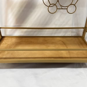 Moderno Top multistrato grano di legno Mobile in metallo oro deposito vino cucina Trolley Vintage <span class=keywords><strong>Antik</strong></span> Bar carrello ristorante - Product Image 4