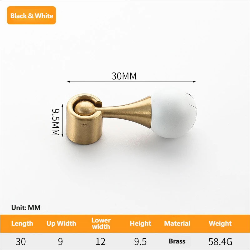 617#Bague noire et blanche