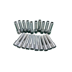 Piezas Torneadas por CNC Personalizadas |   Componentes de Mecanizado CNC de Precisión, Manguito de Acoplamiento Acanalado/Adaptador de Acero de Alta Resistencia - Product Image 1