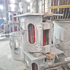 550KWH 2T Medium Frequency Induction Melting Furnace In Ferro Tungsten Foundry