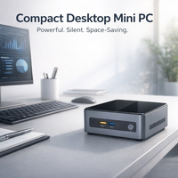 Mini Computadora Portátil Qotom Pentium J5005 NUC, Host con Video de Alta Definición 4K, Mini PC de Escritorio OpenClaw para el Hogar