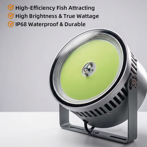 Luz LED Verde Azul de Alta Potencia para Atraer Peces, 1000W, Impermeable, Lámpara Subacuática para Pesca de Calamares, para Barcos Marinos - Product Image 1