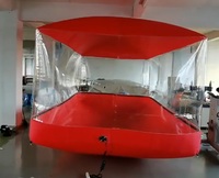 Abri de voiture gonflable transparent d'intérieur, tente bulle, garage, carport durable, housse de protection gonflable pour voiture