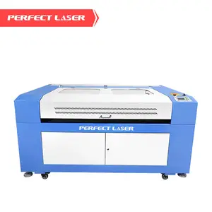 Laser Sempurna Cina Kepala Ganda Kulit CO2 Laser Engraver Mesin Ukiran untuk Kayu/Kertas/Akrilik/MDF/ PVC/Karet/Kain