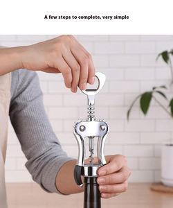 Sacacorchos Multifuncional Ecológico con Forma de Alas para Vino Tinto y Cerveza, de Aleación de Zinc, para Bartenders y Uso Doméstico - Product Image 4
