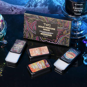TWG Romanic Holiday City Coffret de parfums solides Parfum solide de poche portable Parfum délicat et lisse Parfum solide longue durée - Product Image 1