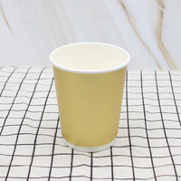 500ml 일회용 커피/우유/차 종이컵, 두꺼운 무광 이중 종이컵, 파티/모임/생일/연회용 종이컵