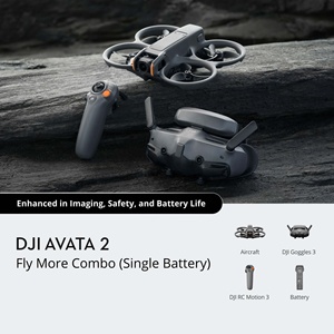 โดรน DJI <span class=keywords><strong>Avatar</strong></span> <span class=keywords><strong>2</strong></span> รุ่น 4K ของแท้ พร้อมแบตเตอรี่เดี่ยว/ ชุด <span class=keywords><strong>Avatar</strong></span> <span class=keywords><strong>2</strong></span> Fly More Combo (แบตเตอรี่ 3 ก้อน) พร้อมแว่น Goggles 3 สำหรับ DJI - Product Image 2