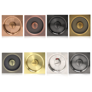 Square Sliding Door <strong>Lock</strong> for Home Office Key Combination Door Handle <strong>Lock</strong> With Hook <strong>Latch</strong> Security Slide Door <strong>Lock</strong> - Product Image 4