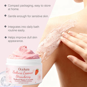 Exfoliante corporal de flor de cerezo y fresa que limpia suavemente la piel, exfolia, hidrata y refresca. - Product Image 5