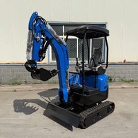 Mini-excavatrice ME-18 de 1,8 tonne certifiée EPA CE, excavatrice compacte pour le défrichement des terres agricoles, le creusement de jardins, les serres