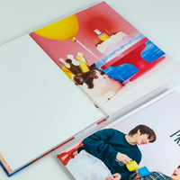 Impression durable Impression de magazines personnalisée Couture à couverture rigide Impression de livres photo Kpop Idol