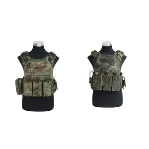 Factory New Laser Cut Camouflage Molle Tactical Vest Quick Release Tactical Vests