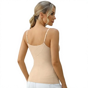 Vêtements de sport décontractés d'été respirants en gros OEM, débardeur de yoga personnalisé pour femme couleur néon en nylon et élasthanne - Product Image 2