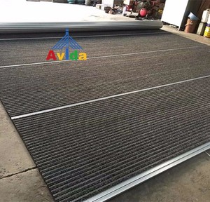 Système de tapis d'entrée en aluminium sur mesure, vente directe usine, tapis commerciaux intégrés pour entreprises, antidérapants - Product Image 5