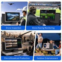 Pantalla Táctil Portátil Android de 27 Pulgadas para Control de Robots, Demostraciones en Ferias Comerciales y Monitoreo Industrial