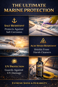 GRAPHONEX Revêtement Céramique Marin pour Bateaux, Jet-skis, Peinture Automobile - Protection Longue Durée 5 Ans, Revêtement Nano Hydrophobe pour Eau Salée - Product Image 5