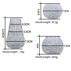 Custom Luxury Silicone 3D Candle Making <b>Mould</b> Mold Pumpkin Shape for Halloween Day Gifts for Resin and Wax Jars Cake Tools - Product Image 4