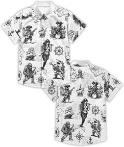 <strong>PIRATE</strong> KING Funny <strong>Pirate</strong> Hawaiian Poplin <strong>Shirt</strong> <strong>Men's</strong> Summer Beach Vacation Short Sleeve Casual Button Down <strong>Shirt</strong> - Product Image 4