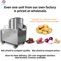 Fabrikant directe verkoop Nieuwe roestvrijstalen commerciële volautomatische aardappelschiller Industriële machines 220/380V