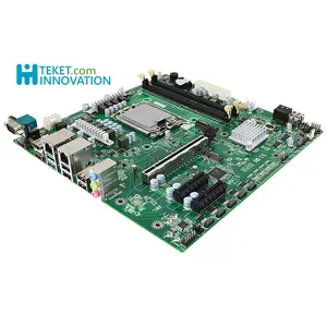 Fler MM10-H6100 MM10-H6102 (TPM 2.0) mikro ATX endüstriyel anakart LGA 1700 Intel H610 2xmotherboard 2LAN 2HDI VGA PCIe5.0x16