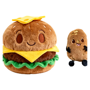 Lindo Peluche <span class=keywords><strong>de</strong></span> <span class=keywords><strong>Hamburguesa</strong></span> <span class=keywords><strong>de</strong></span> Dibujos Animados y Peluche <span class=keywords><strong>de</strong></span> Patata, Regalo <span class=keywords><strong>de</strong></span> Cumpleaños para Niños - Product Image 1