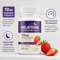 Langsung dari Pabrik |   Laris Manis |   Tablet Pendukung Tidur dan Memori Melatonin 10mg |   Vitamin Vegan Bebas Gula |   Dewasa |   100 Buah |