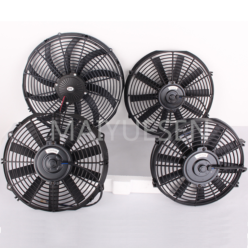 Axial Flow Motor Fan 12V 24V