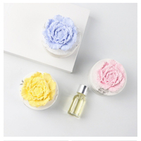 Désodorisant en céramique en forme de fleur élégante décoration de la maison arôme de fleur de pivoine parfum diffuseur d'huile essentielle