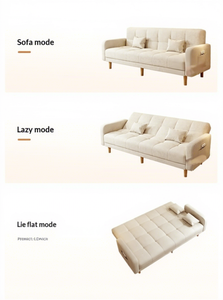 Nouveau Canapé Chenille 2026 avec Cadre en Pin, pour Petit Appartement, Salon, Style Simple et Moderne, Trois <span class=keywords><strong>Places</strong></span>, <span class=keywords><strong>Pliant</strong></span>, Convertible <span class=keywords><strong>Lit</strong></span>, Idéal pour la Location - Product Image 5