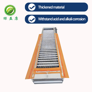 Roterende roosterreinigingsmachine van roestvrij staal 304 voor afvalwaterzuivering met pomp & motor, 1 jaar garantie - Product Image 2