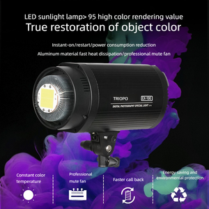 Triopo EX-100 100W LED-Video licht High CRI 95 Zweifarbige Temperatur 3300K/5600K Aluminium legierung Studio Fotografie Licht Fokus licht - Product Image 4