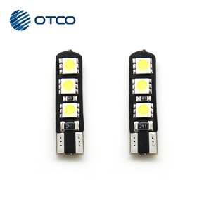 Ampoule LED CANBUS T10 W5W multicolore pour <span class=keywords><strong>voiture</strong></span>, 194 168 9-30V, lumière de remplacement universelle en blanc, bleu, rouge, jaune, prix compétitif - Product Image 1
