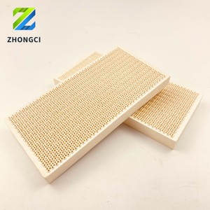 Paneles Cerámicos de Nido de Abeja de Infrarrojo Lejano en Forma de 8 de 147*74*13 mm, Venta Directa de Fábrica, Aptos para Hornos de Cocina o Industriales - Product Image 2