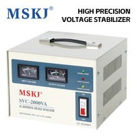 Usine directement AVR SVC 220V 380V stabilisateur de tension de servomoteur automatique 1kva 2kva 3kva 5kva régulateur de tension